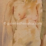 Chen Guoqing 陈国庆，Female Body 女人体，Watercolor on Paper 纸本水彩，53 x 38 cm, 2004_副本