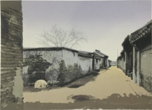周吉荣《北京No.14》 丝网版画  45x33cm   2008